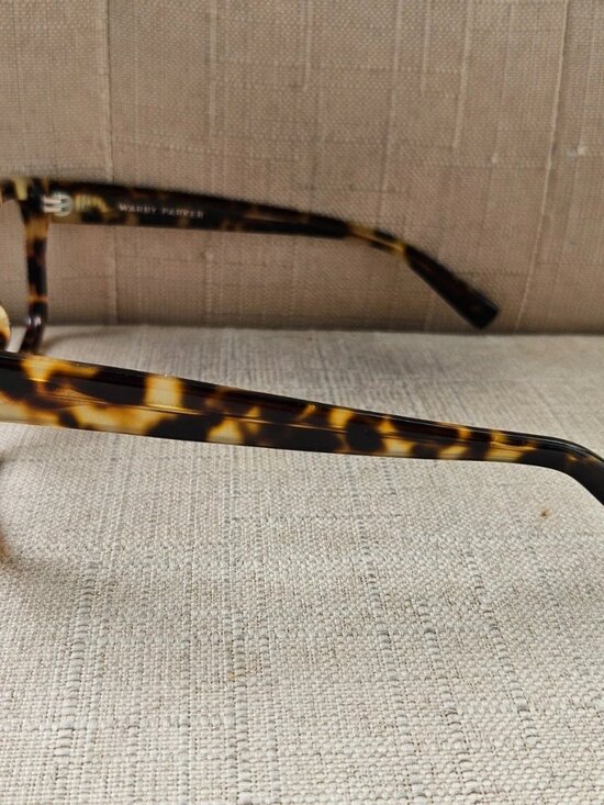 Warby Parker Eyeglasses Frame Brown Tortoise EVERETT 235 Eyewear Glasses Frame main image 6